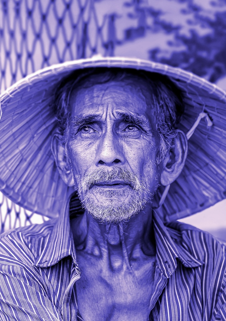 Pescador con bolígrafo