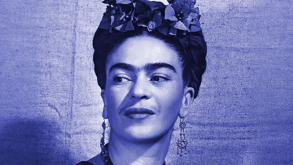 Frida Kahlo con bolígrafo Clases grabadas