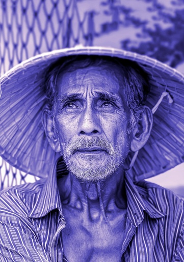 Pescador con bolígrafo